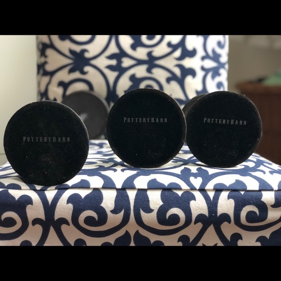 Pottery Barn Accents Set Of Three Candle Holders Poshmark